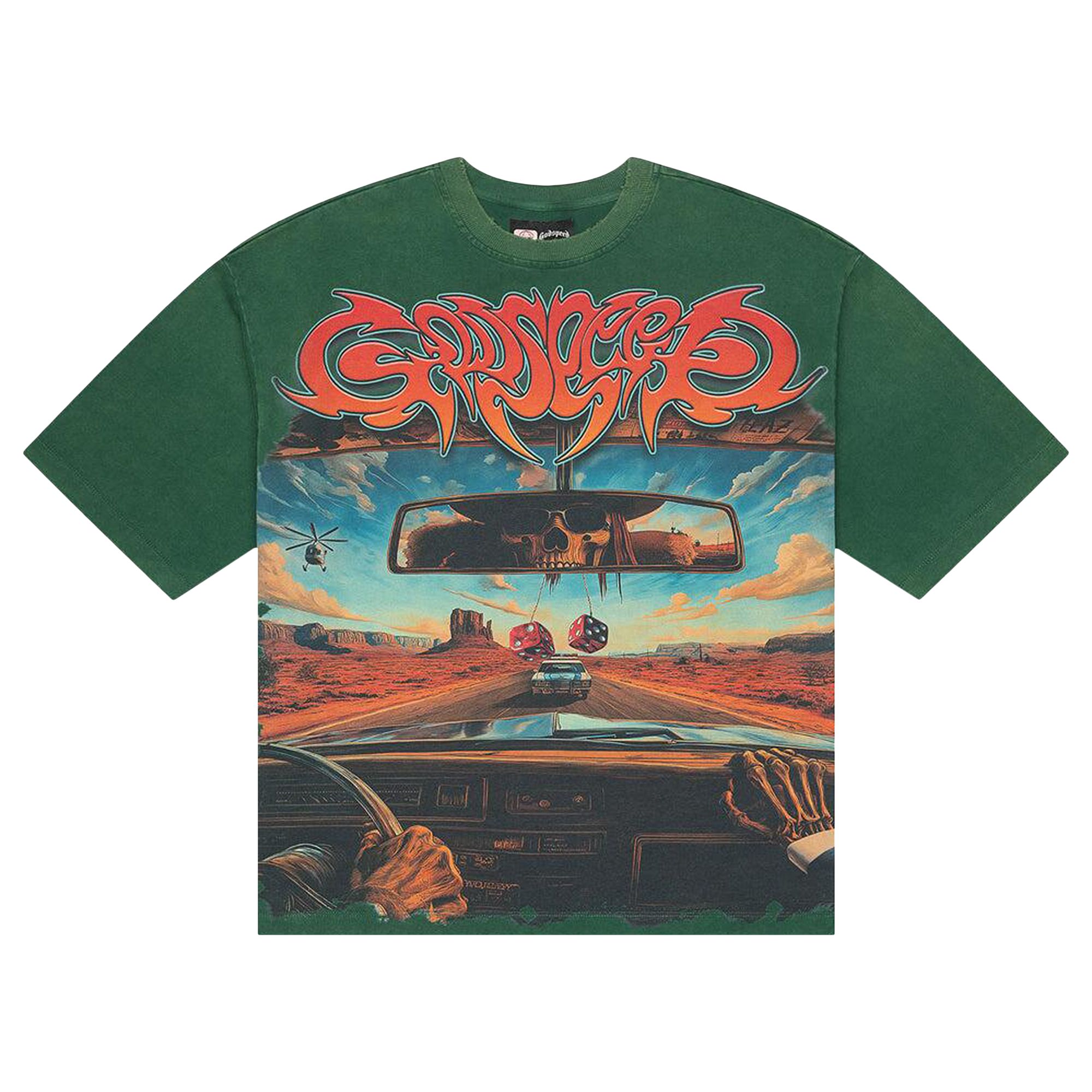 Pre-owned Godspeed On The Run T-shirt 'green' | Men's Size Xl