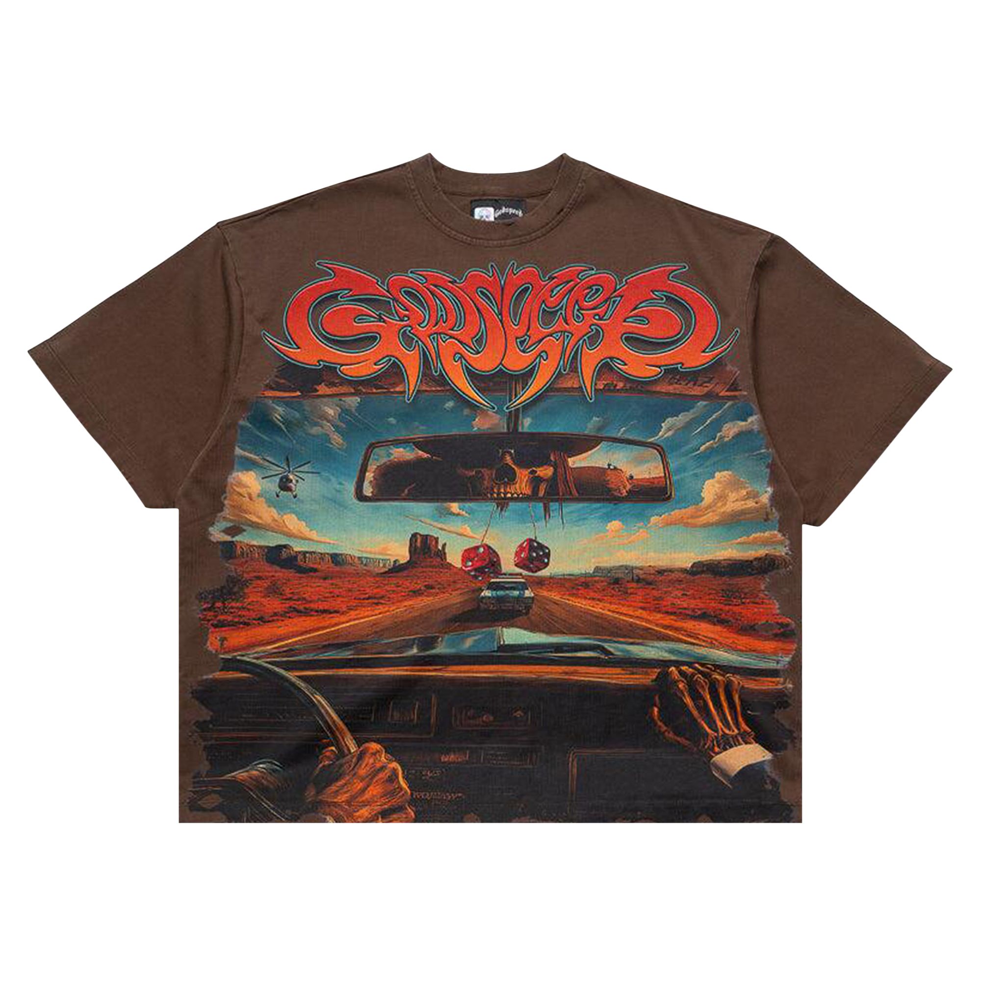 Pre-owned Godspeed On The Run T-shirt 'mocha' | Brown | Men's Size M
