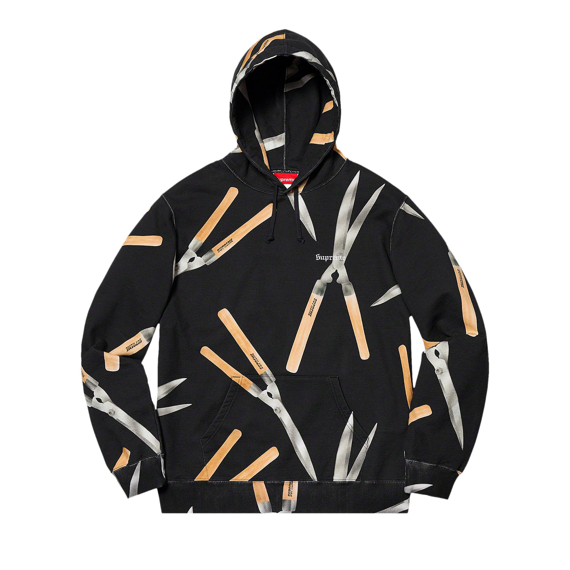 Click to view more detailed imagery on our partner's website Pre-owned Supreme Shears Hooded Sweatshirt 'black' | Men's Size M