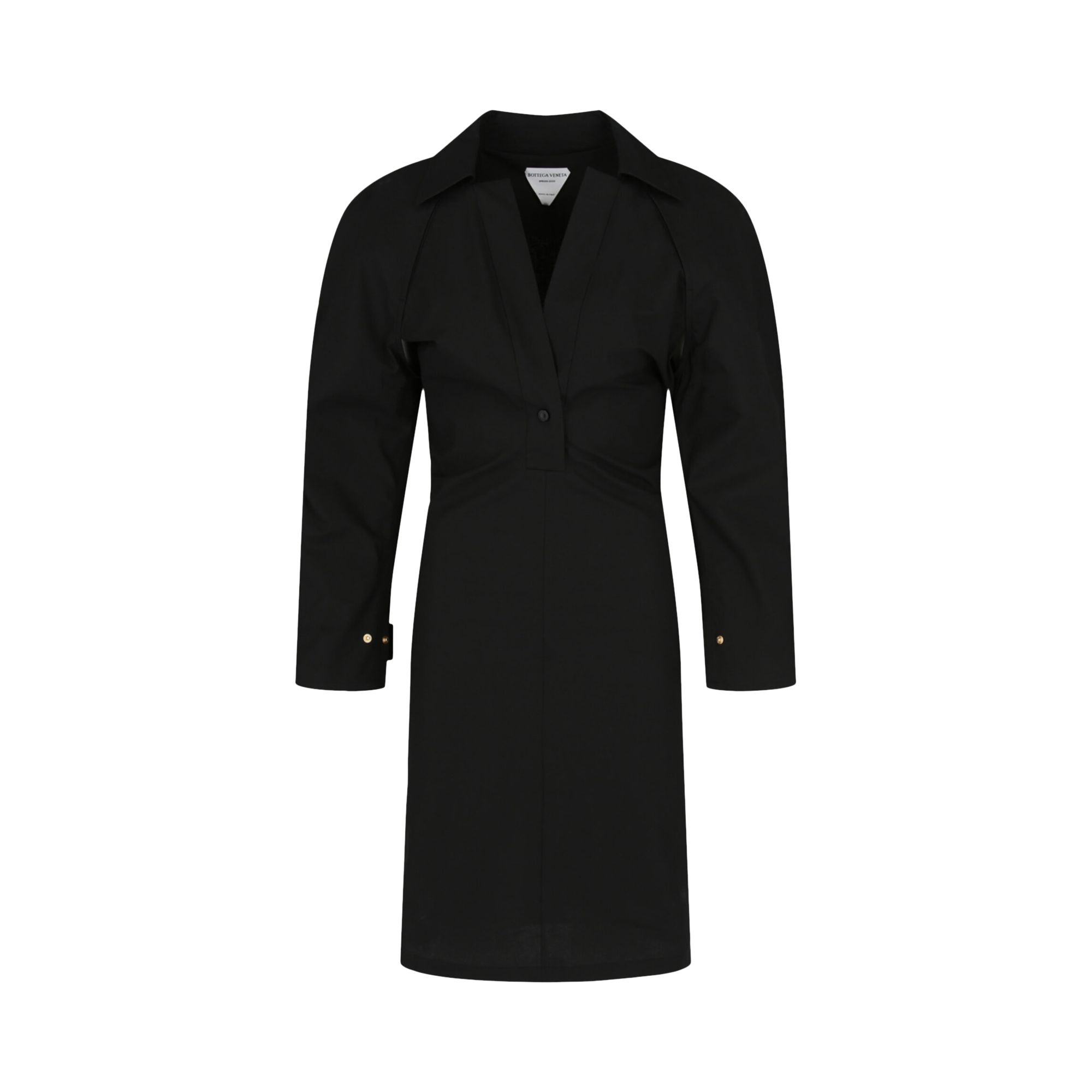 Pre-owned Bottega Veneta Woven Trench Coat 'black' | Women's Size 34