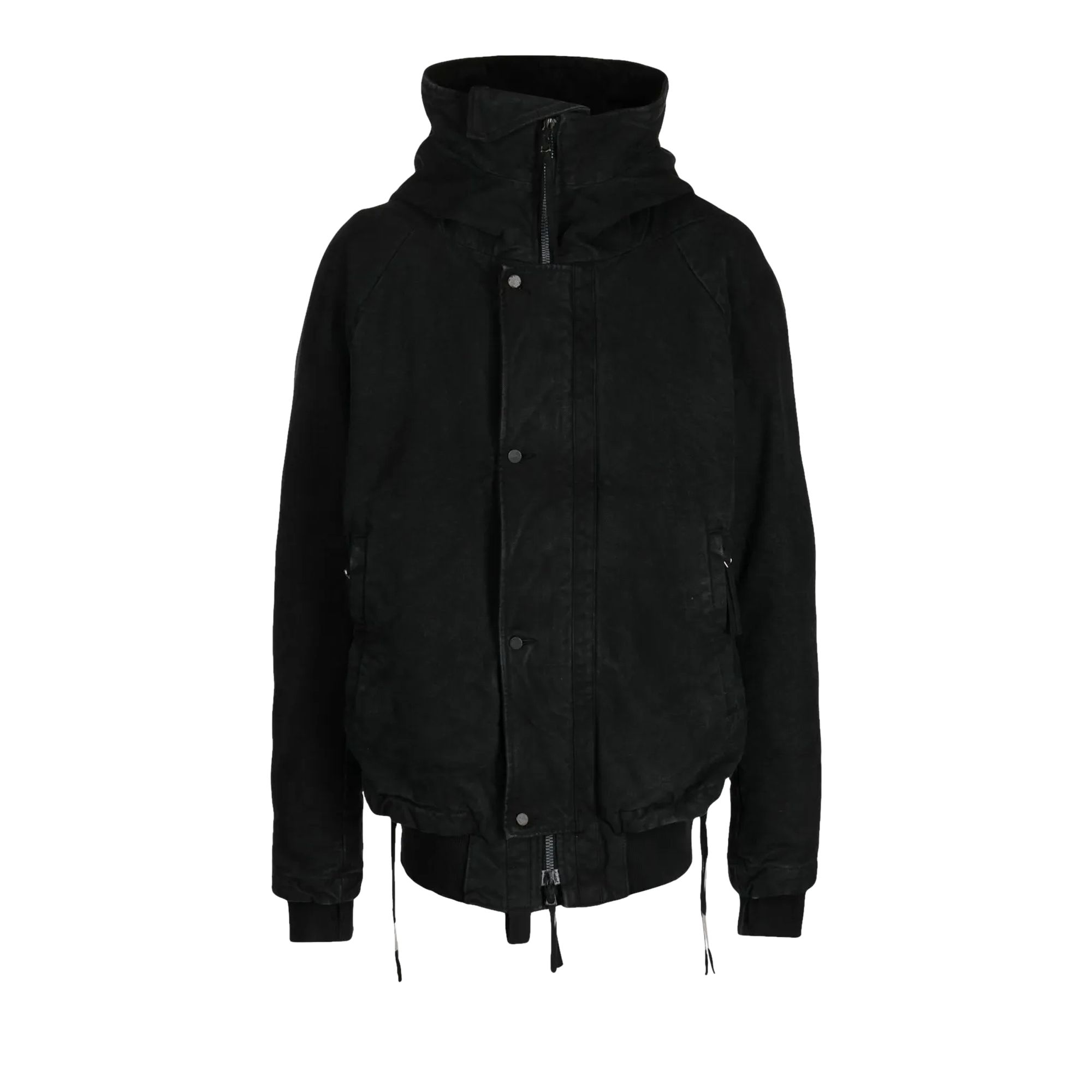 Pre-owned Boris Bidjan Saberi Parka Jacket 'used Black' | Men's Size L
