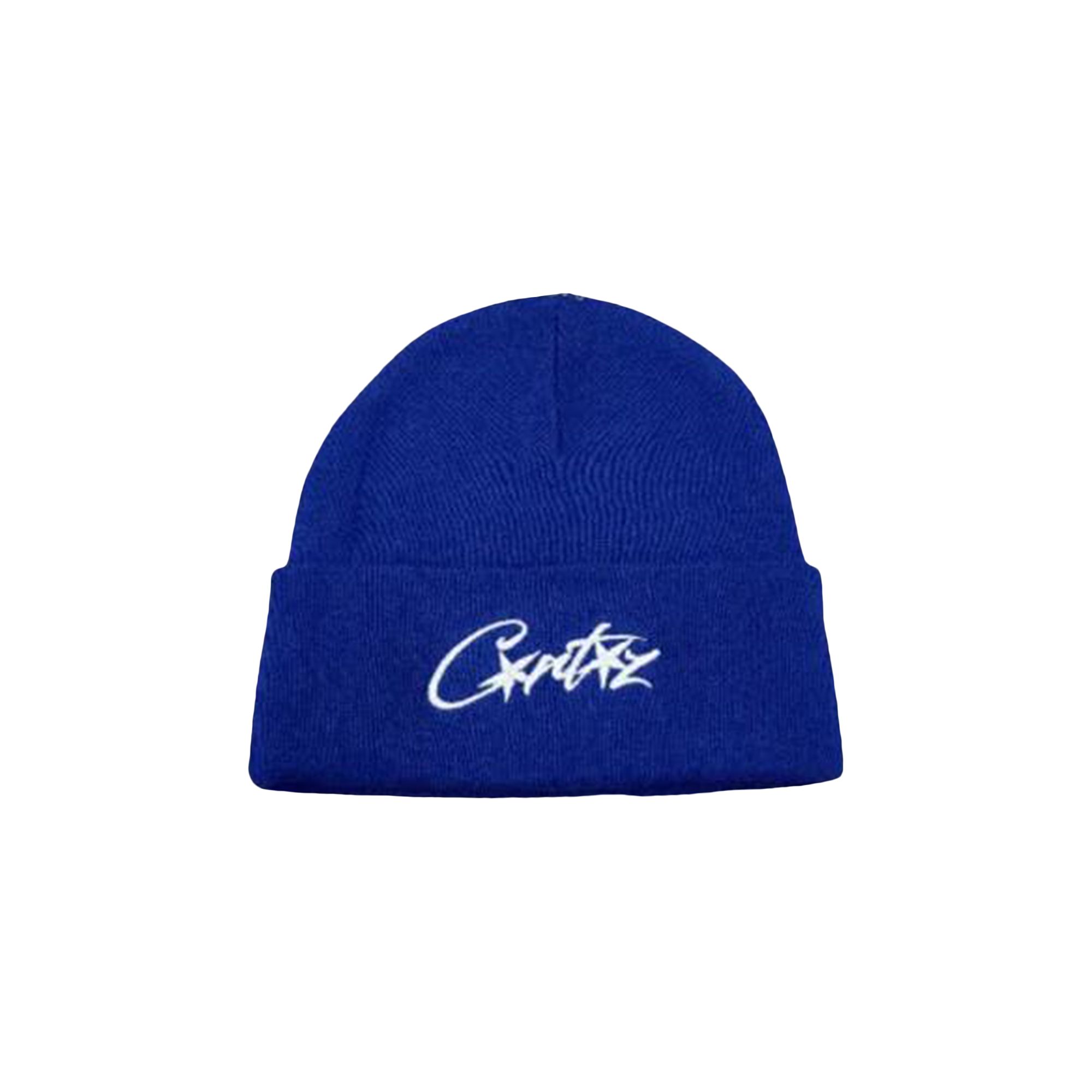 Pre-owned Corteiz Allstarz Folded Beanie 'blue' | Men's Size Onesize