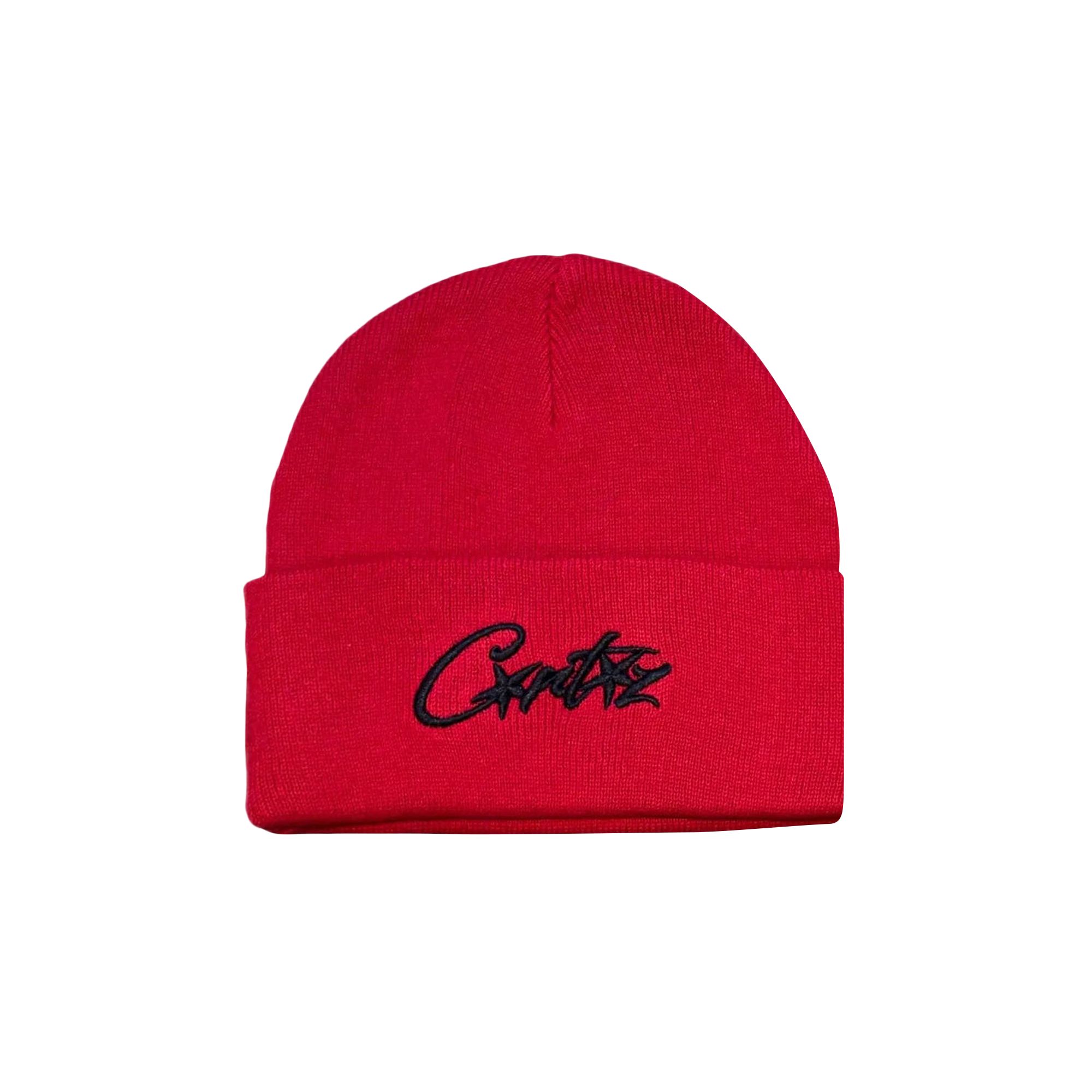 Pre-owned Corteiz Allstarz Folded Beanie 'red' | Men's Size Onesize