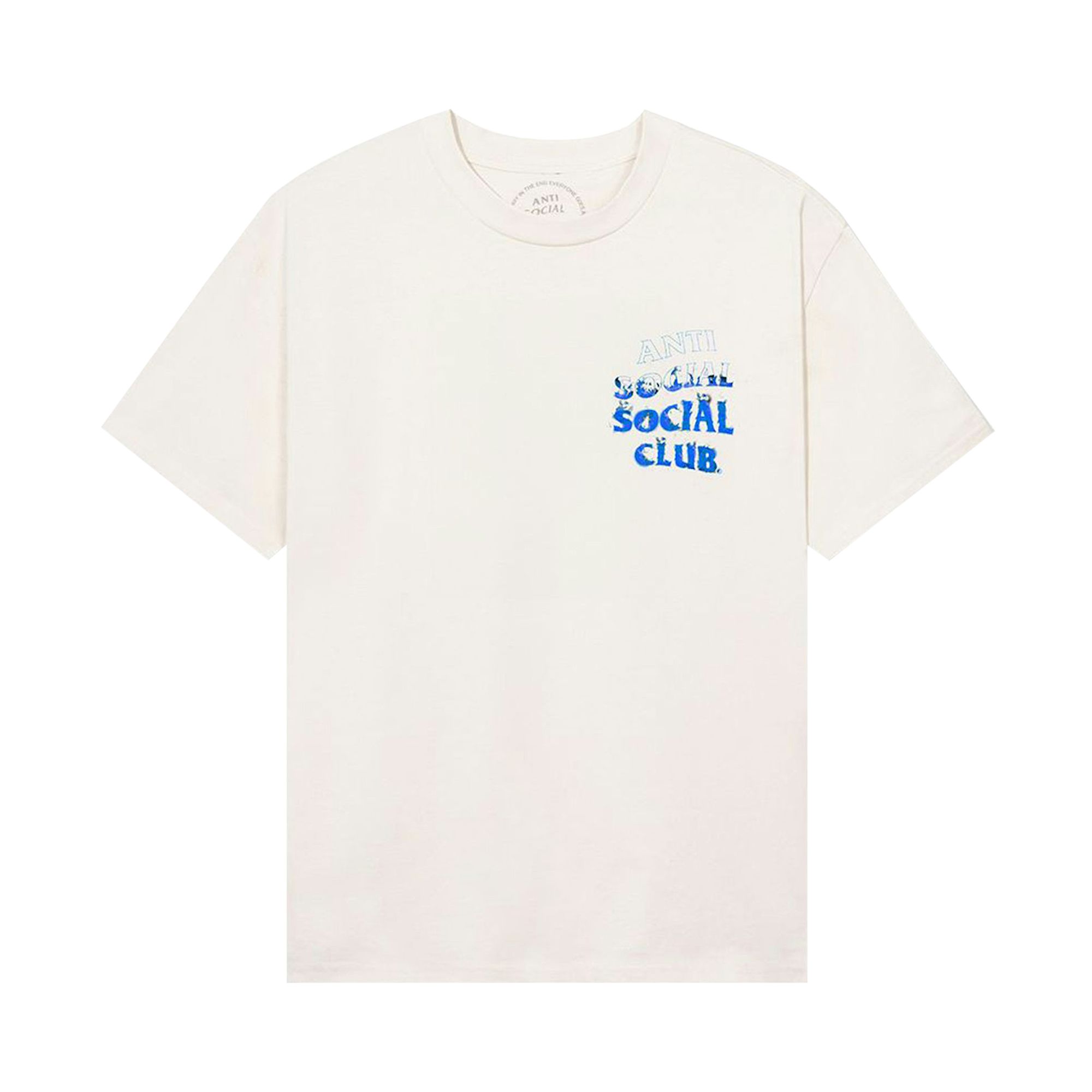 Pre-owned Anti Social Social Club Fire Inside 2 Tee 'cream' | Men's Size Xxl In White