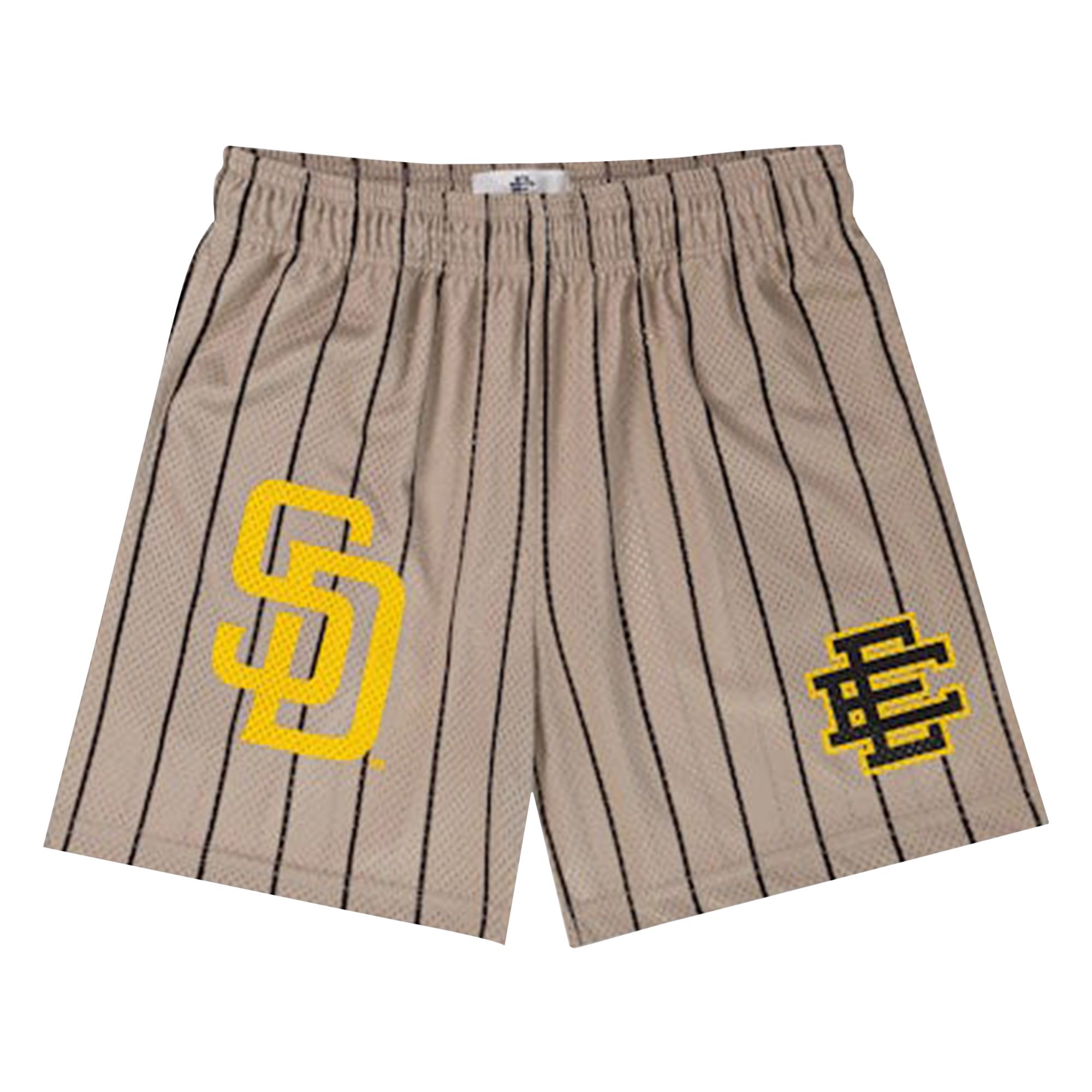 Pre-owned Eric Emanuel Ee Basic Short 'san Diego Padres' | Grey | Men's Size Xxl