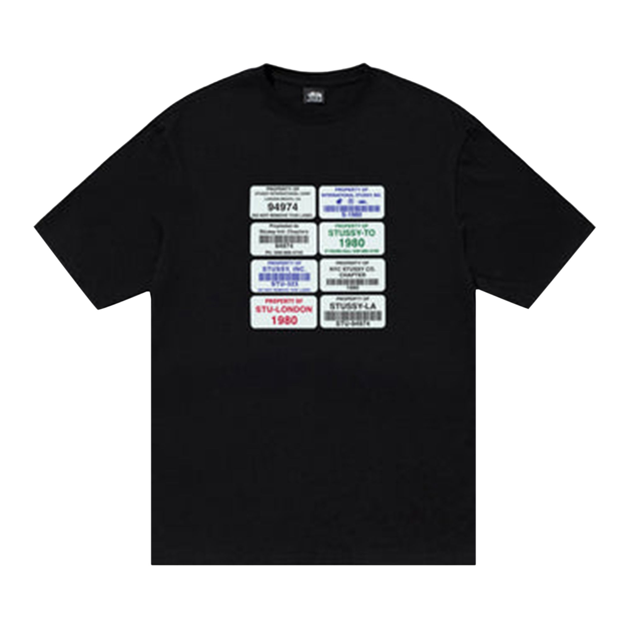 Pre-owned Stussy Codes Tee 'black' | Men's Size S