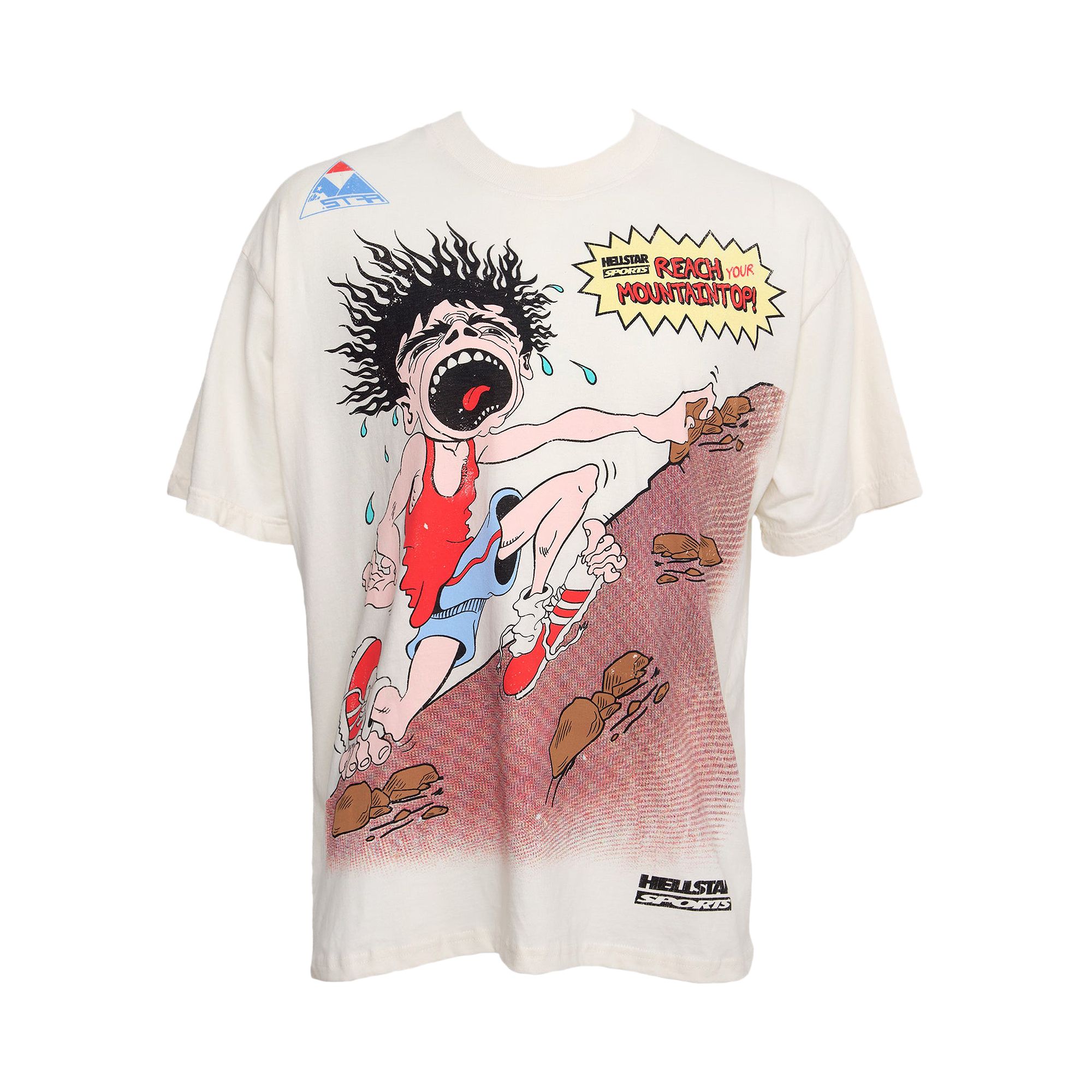 Pre-owned Hellstar Mountain Climber T-shirt 'white' | Men's Size L