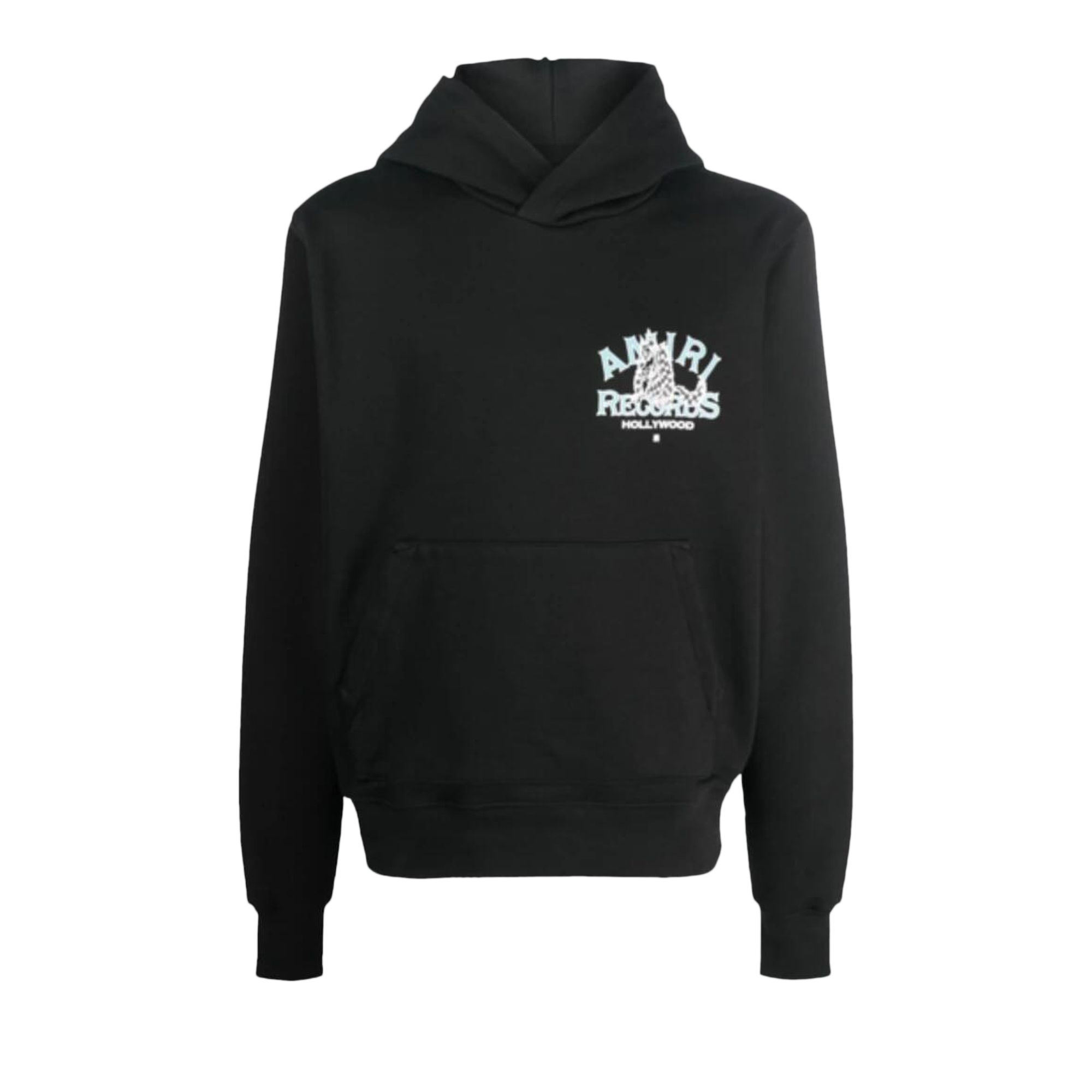 Pre-owned Amiri Records Wolf Hoodie 'black' | Men's Size Xxl