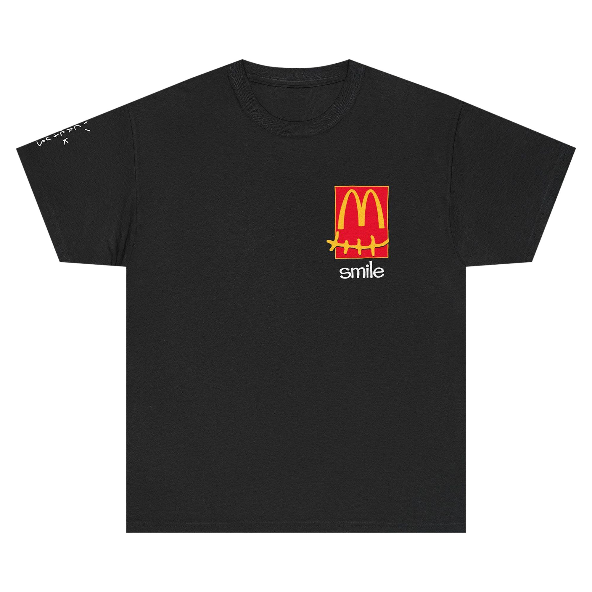Pre-owned Cactus Jack By Travis Scott Smile T Shirt 'black' | Men's Size S