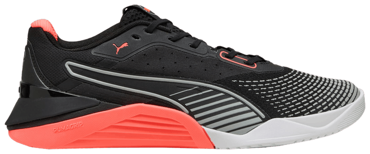 Puma Fuse 40 Black White Glowing Red