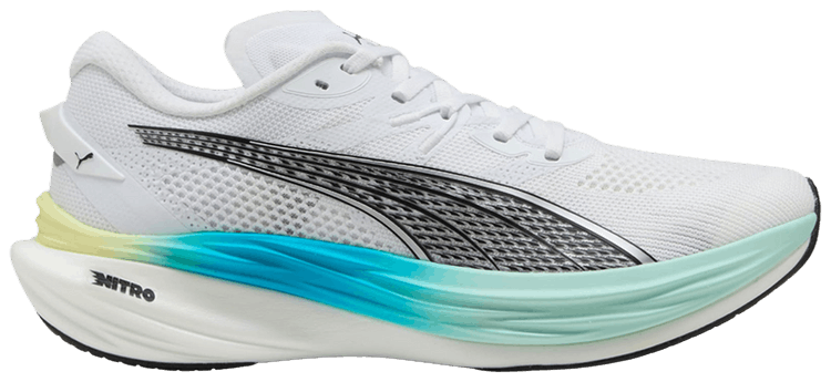 Puma Deviate Nitro 3 Wide White Speed Blue