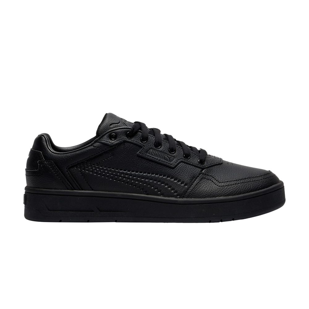 Puma Court Classic Lux 'Black White' | Men's Size 8.5 - 395019-15