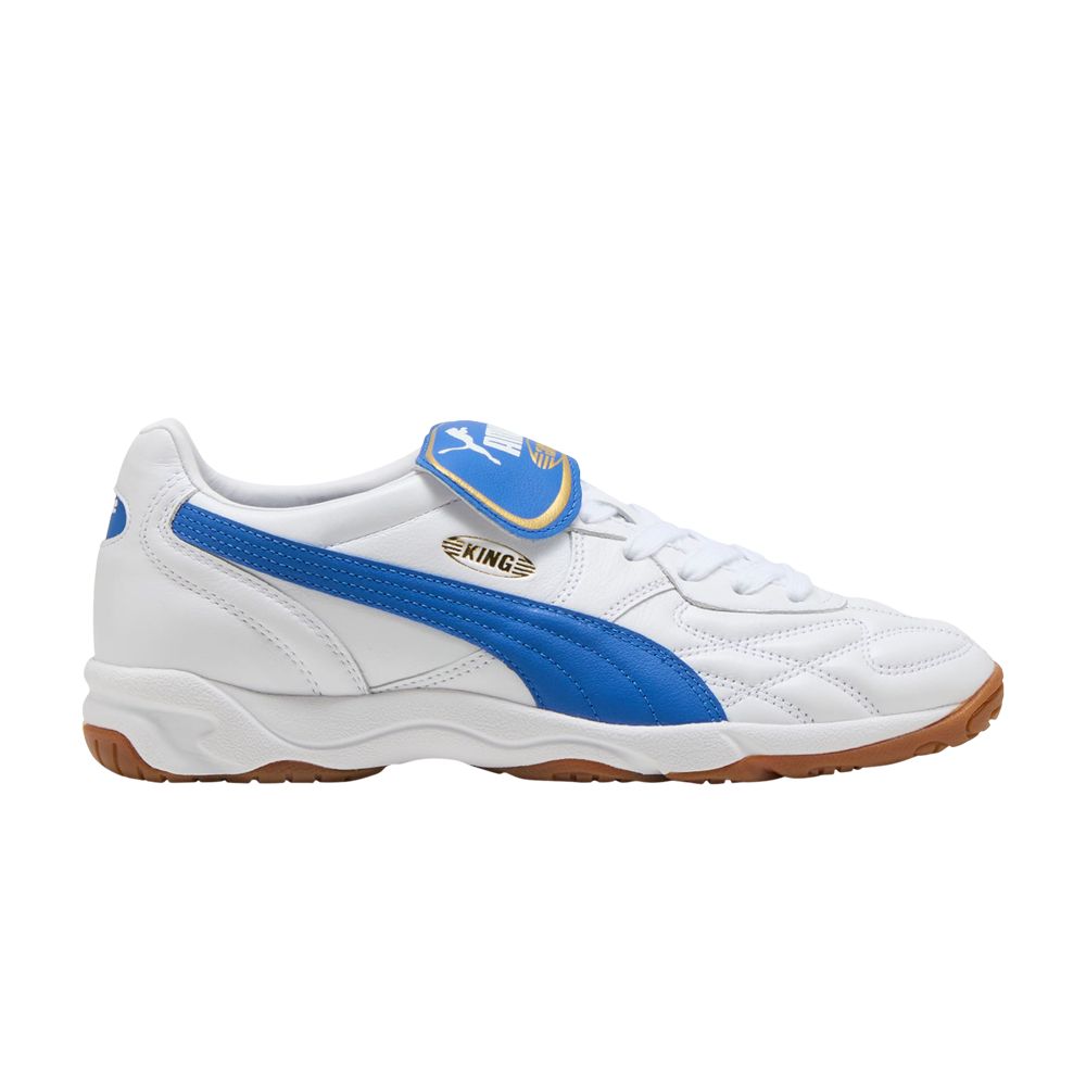 Puma King Indoor 'White Mountain Blue' | Men's Size 7 - 401683-09