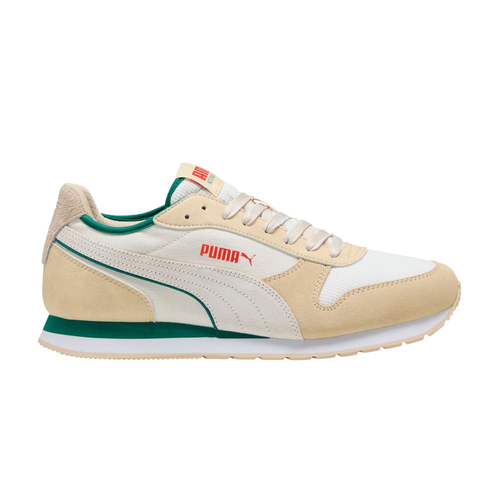 Puma ST Miler Retro 'Warm White Wild Green' | Cream | Men's Size 7.5 - 402666-02