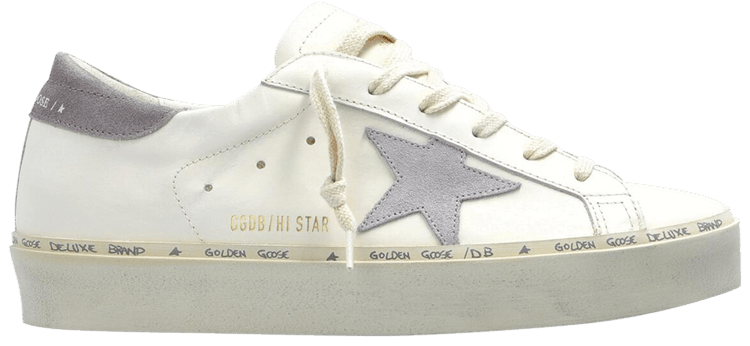 Golden Goose Wmns Hi Star White Lilac