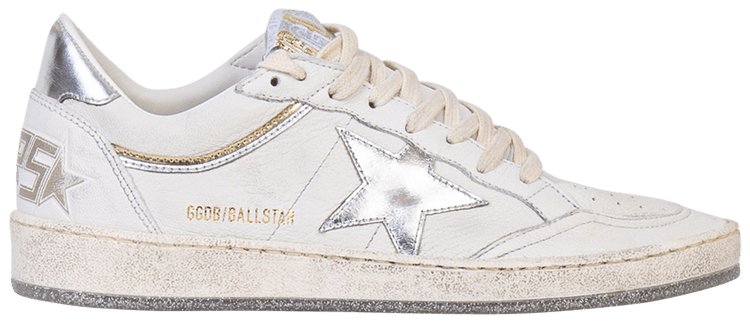 Buy Golden Goose Wmns Ball Star 'Optic White Silver