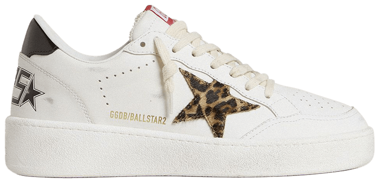 Golden Goose Wmns Ball Star White Horsy Star