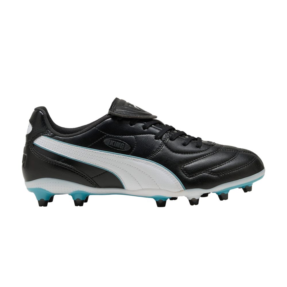 Puma Wmns King Liga FG AG 'Black White Aqua' | Women's Size 6 - 108487-01