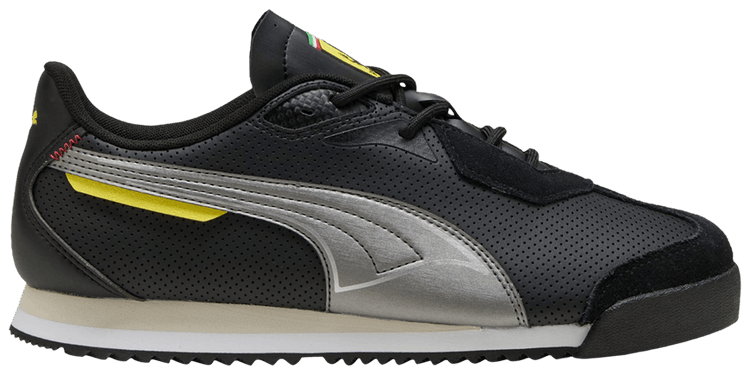 Scuderia Ferrari x Puma Roma Suede Black Aged Silver