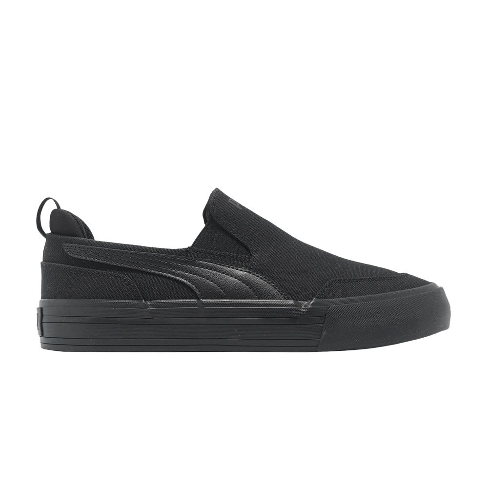 Puma Court Classic Vulc Slip On 'Triple Black' | Men's Size 9 - 400216-07