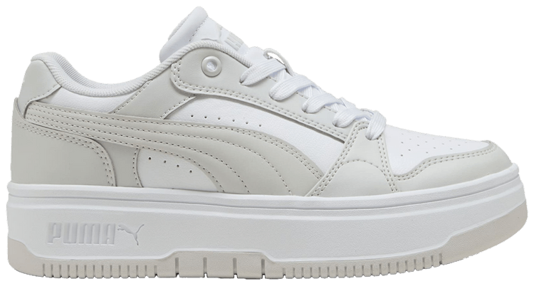 Puma Wmns Rebound Femme Low White Feather Grey