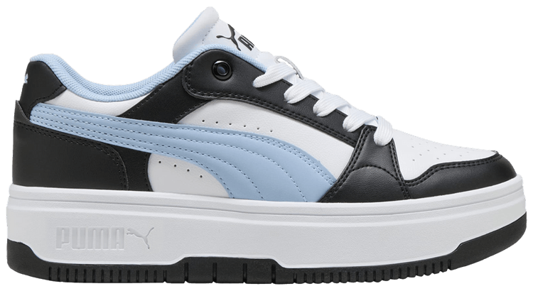 Puma Wmns Rebound Femme Low White Haute Tropic Black