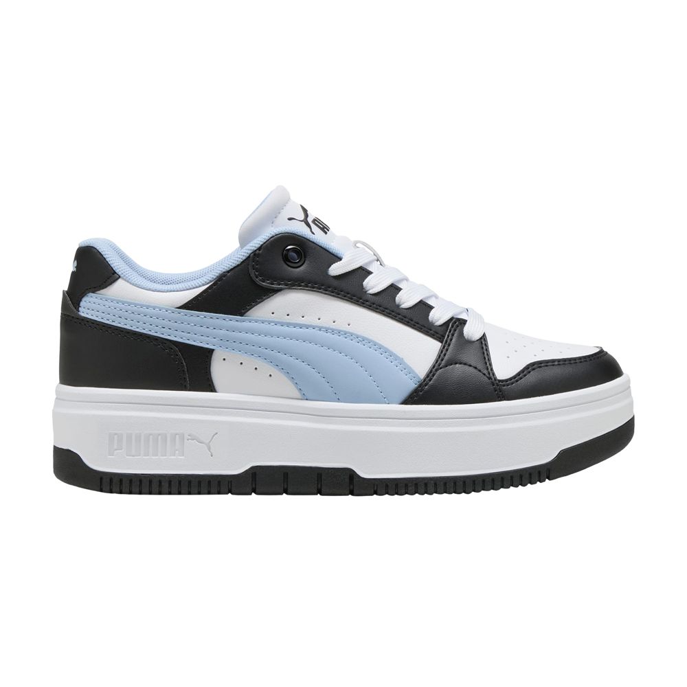 Puma Wmns Rebound Femme Low 'White Haute Tropic Black' | Women's Size 8.5 - 402592-10