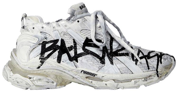 Balenciaga Wmns Runner Sneaker Graffiti   White