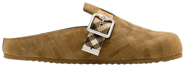 Burberry Wmns Check Urchin Clog Jute