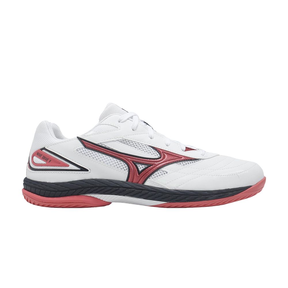 Pre-owned Mizuno Wave Drive 9 'white Red Black' | Men's Size 8