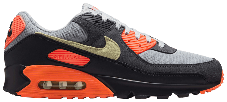 Nike Air Max 90 Smoke Grey Hyper Crimson