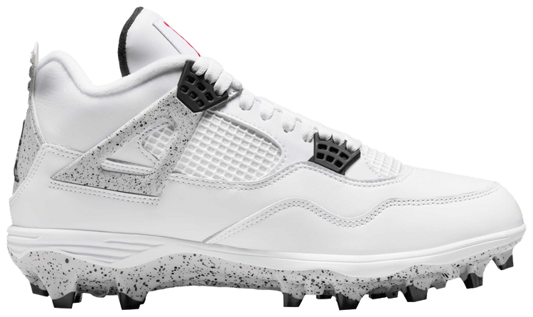 Air Jordan 4 Retro TD Cleat White Cement