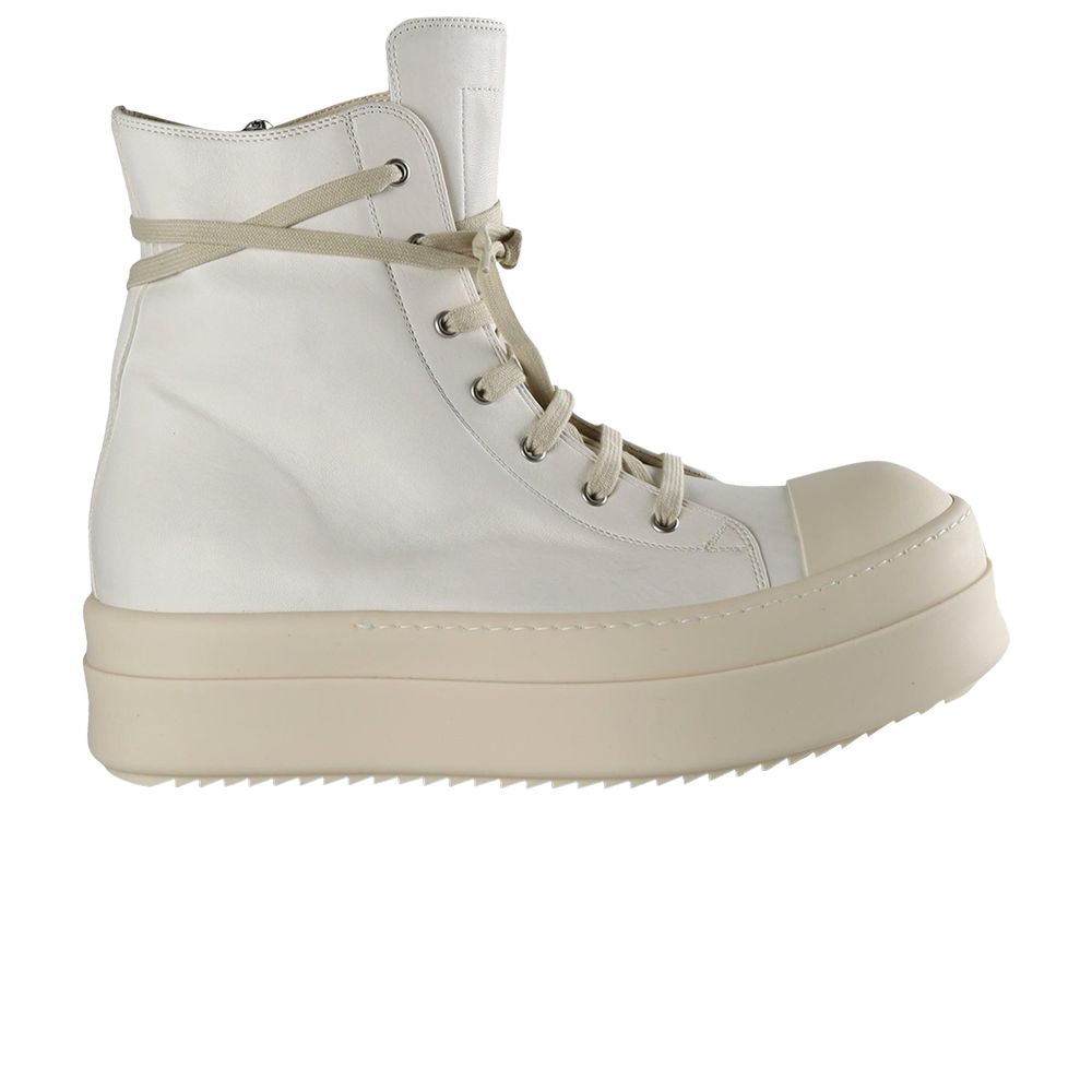 Pre-owned Rick Owens Concordians Mega Bumper High 'milk' | Cream | Men's Size 44 In Beige