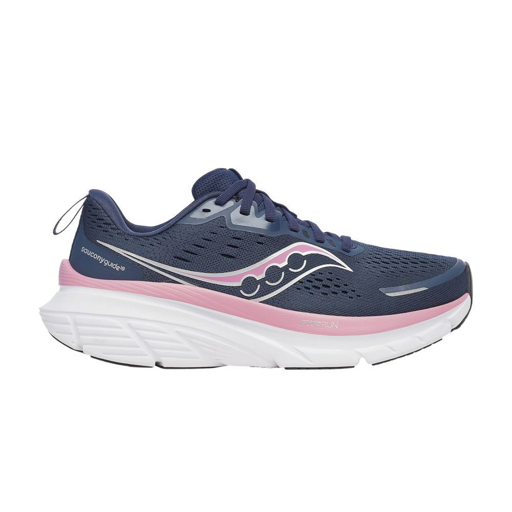 Pre-owned Saucony Wmns Guide 18 'navy Orchid' | Blue | Women's Size 9