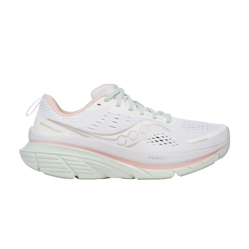 Pre-owned Saucony Wmns Guide 18 'white Mist' | Women's Size 9.5