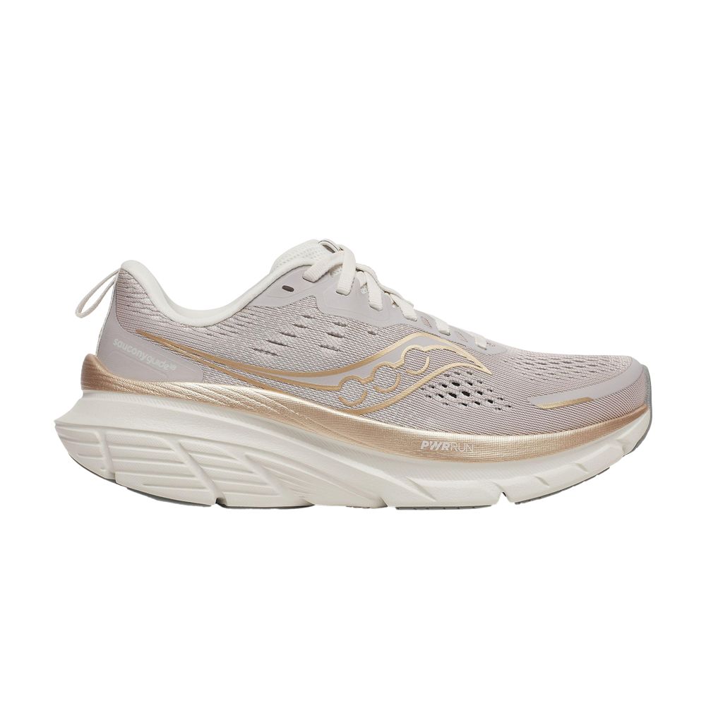 Pre-owned Saucony Wmns Guide 18 'oat Quartz' | Grey | Women's Size 12 In Gray