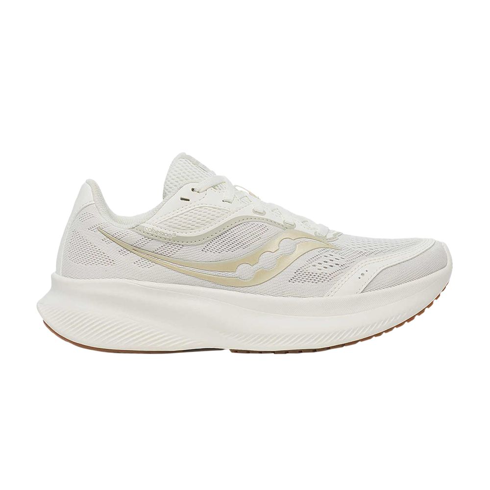 Pre-owned Saucony Wmns Cohesion 18 Wide 'almond Gum' | Cream | Women's Size 11 In White