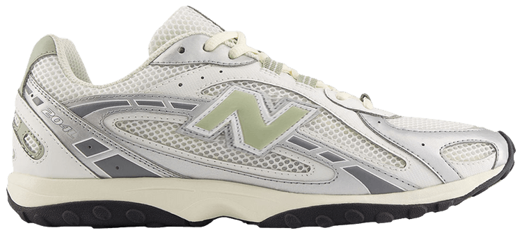 New Balance 204L Silver Metallic Sage Green
