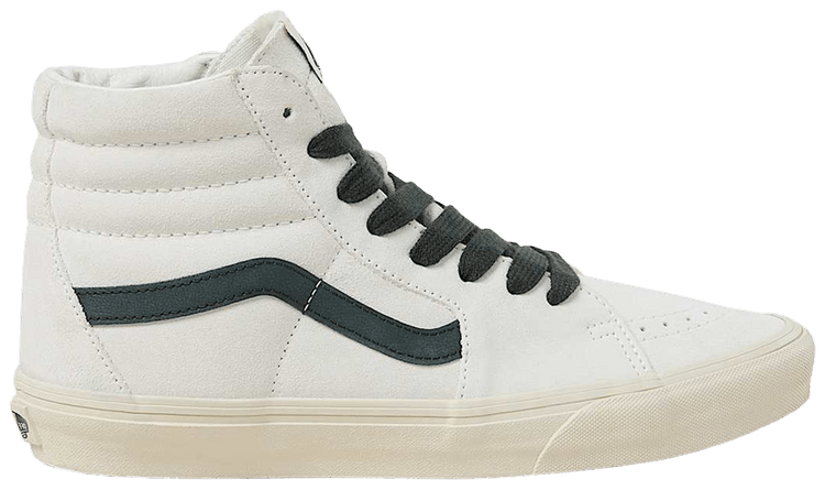 Vans Sk8 Hi Oversized Laces   White Black