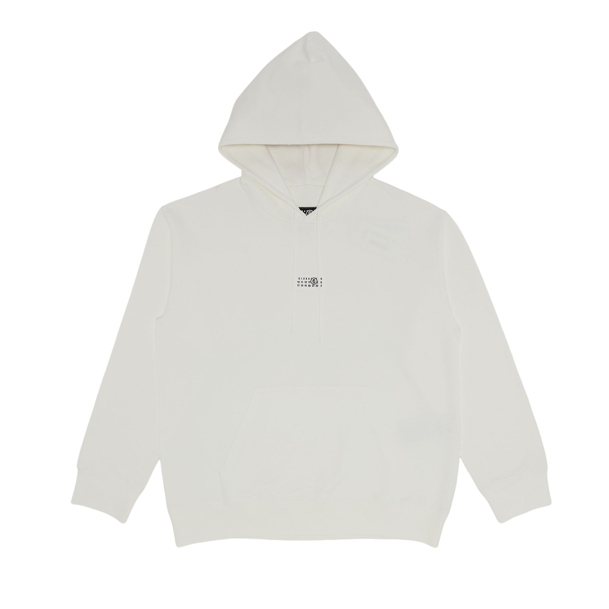 Pre-owned Mm6 Maison Margiela Sweatshirt 'off White' | Cream | Men's Size L In Beige