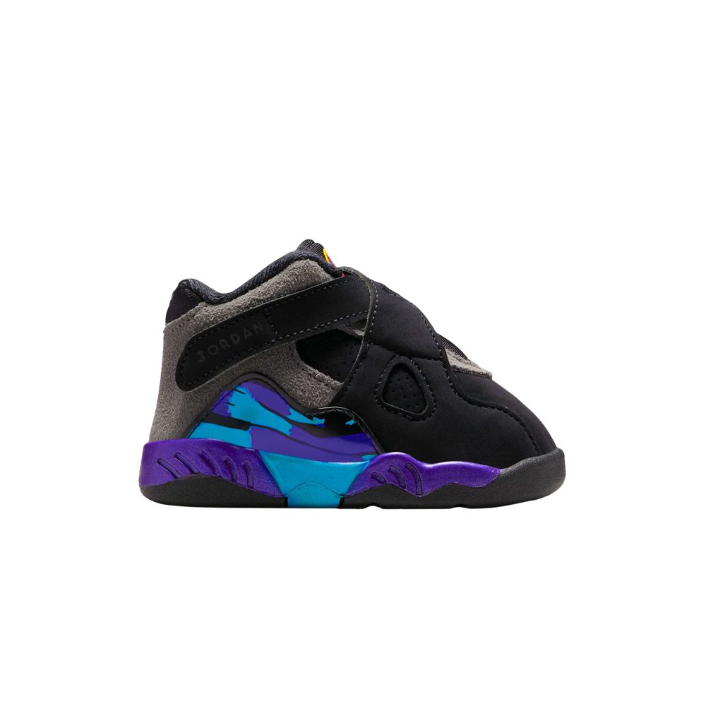 Air Jordan 8 Retro TD 'Aqua' 2025 | Black | Infant Size 7 - 305360-006