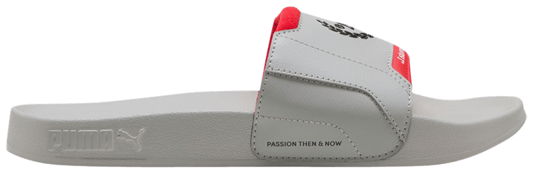 Formula 1 x Puma Leadcat 20 Slide Grey Echo Pop Red