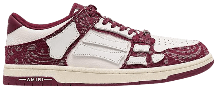 Amiri Skel Top Low Bandana Denim   Red