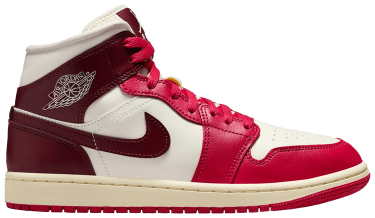 Wmns Air Jordan 1 Mid Mystic Hibiscus