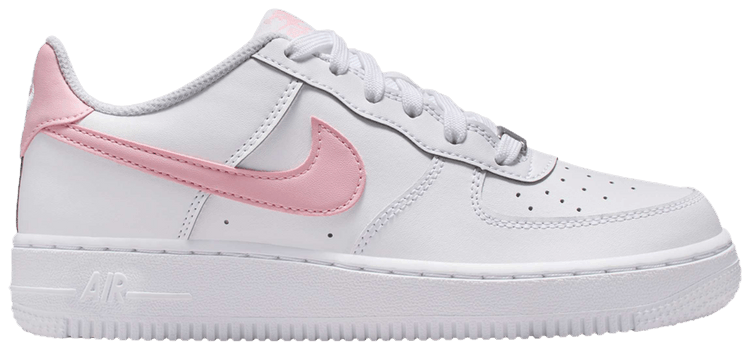 Nike Air Force 1 GS White Medium Soft Pink