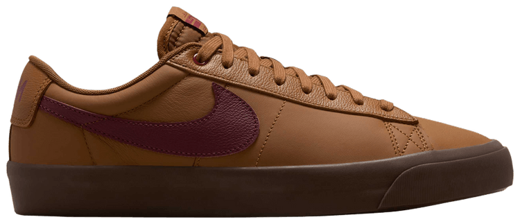 Nike Zoom Blazer Low Pro GT SB Light British Tan Dark Team Red