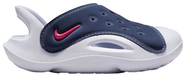 Nike Aqua Swoosh Sandal TD Midnight Navy Rush Pink