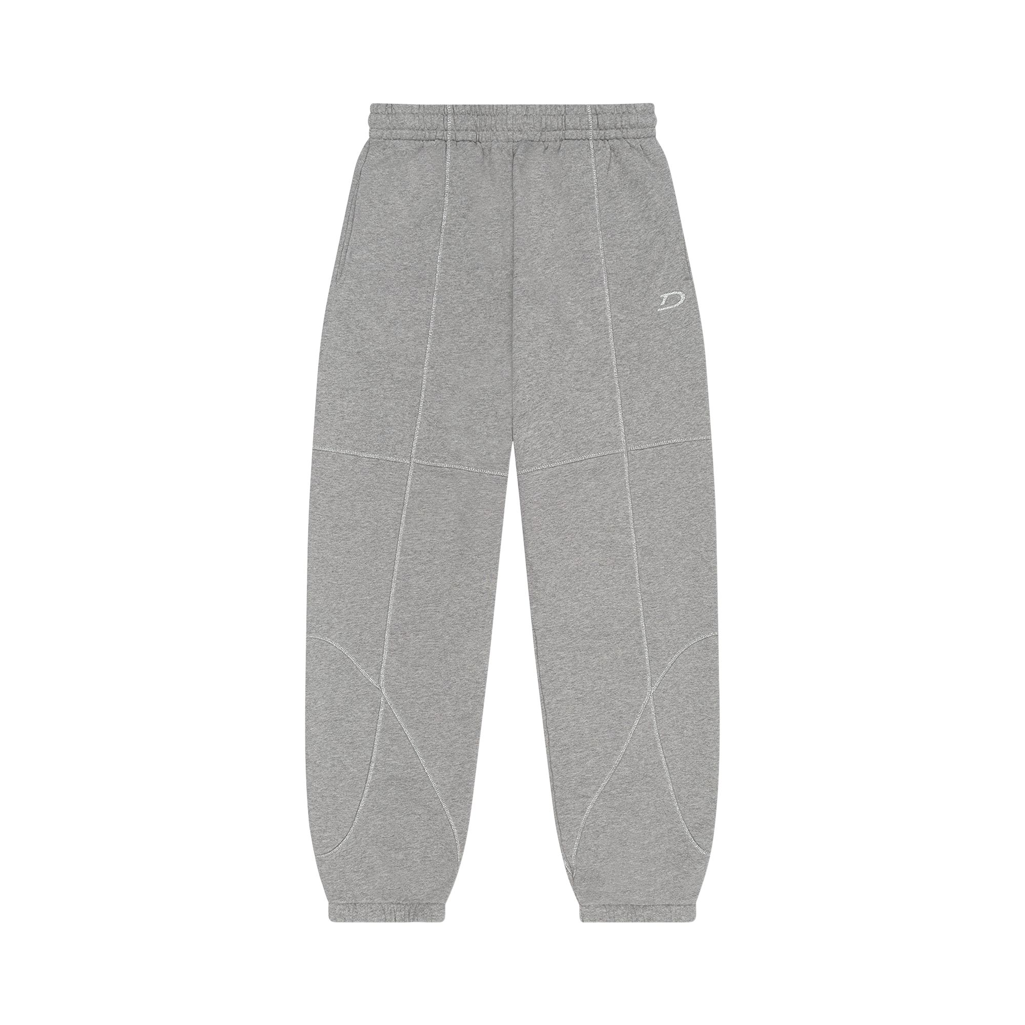 Pre-owned Denim Tears Court Lines Sweatpants 'grey' | Men's Size L In Gray