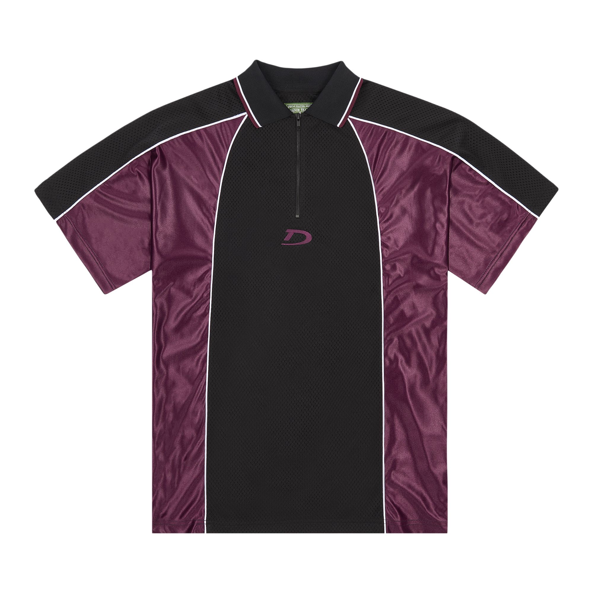 Pre-owned Denim Tears Practice Half Zip Polo 'black' | Men's Size Xl