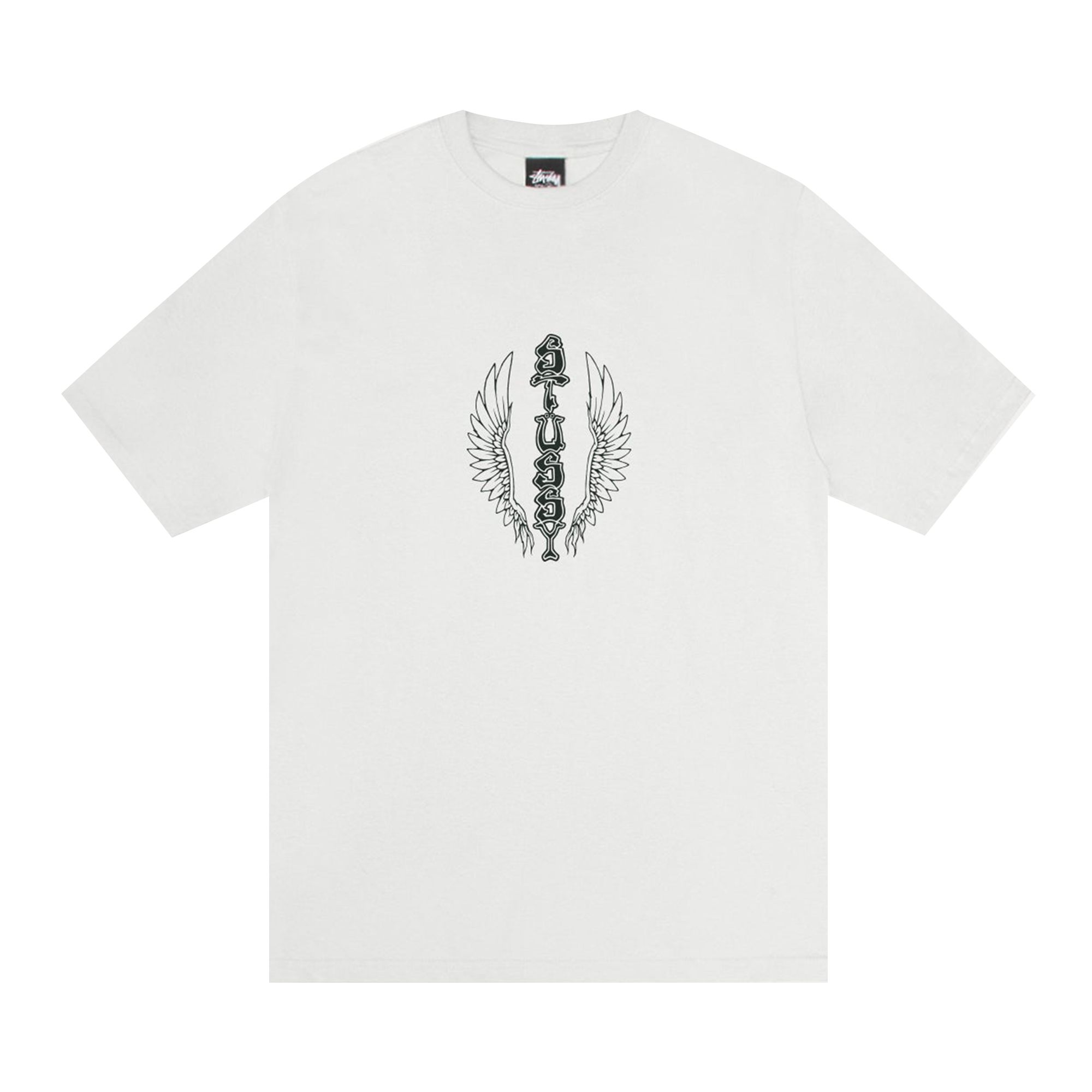 Pre-owned Stussy Wes Wings Tee Pigment Dyed 'natural' | Cream | Men's Size M In White